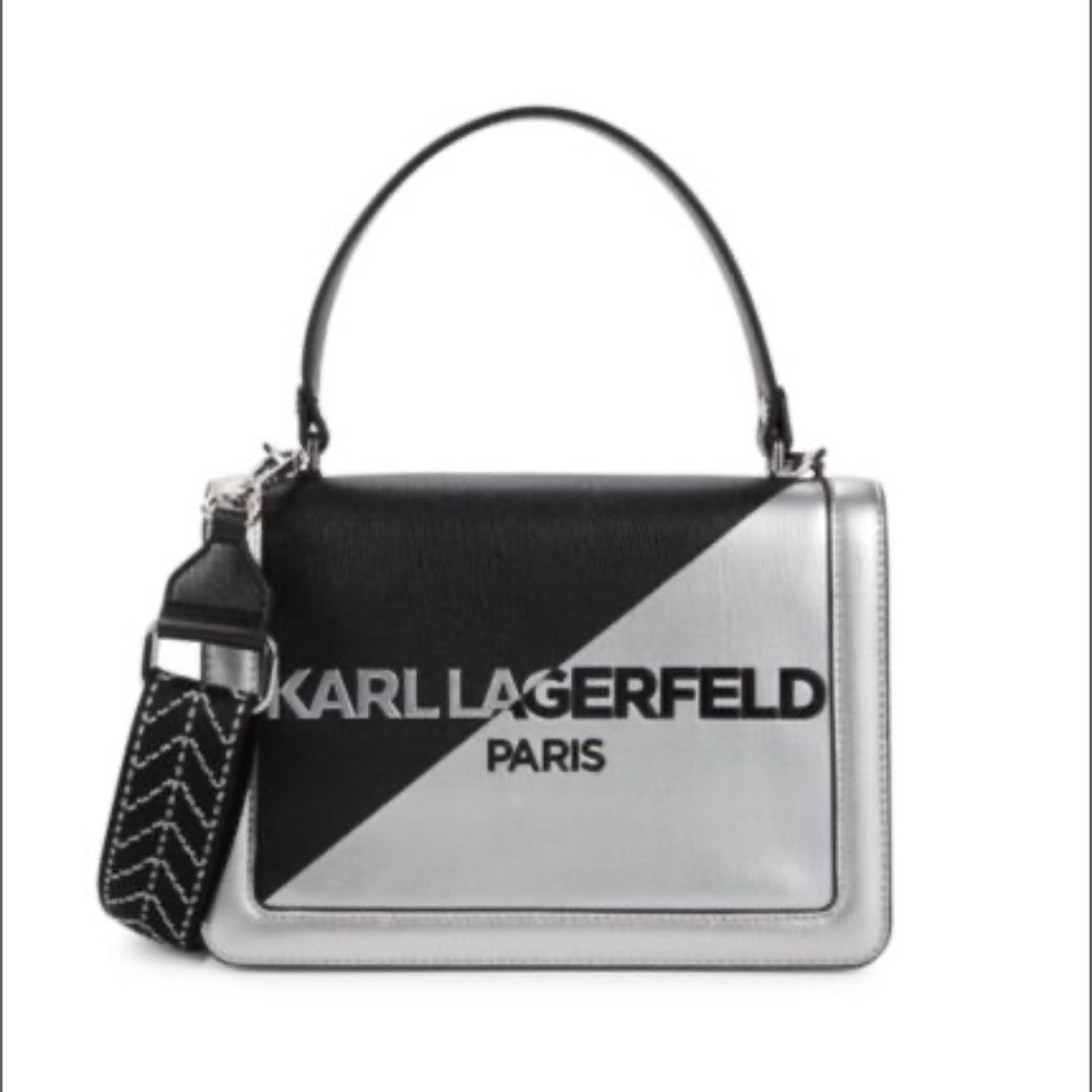 Karl Lagerfeld two toned purse